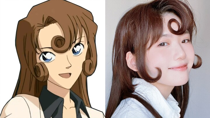 When anime hairstyles come into reality - Kudo Yukiko!