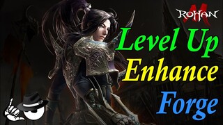 Rohan M - How to Level up Enhance Forge Items Get Stronger Increase CP (Combat Power) Tutorial