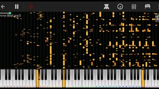 Piano simulation playing