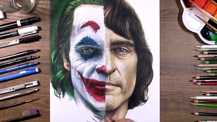 Drawing Joker (Joaquin Phoenix) _ Part 5