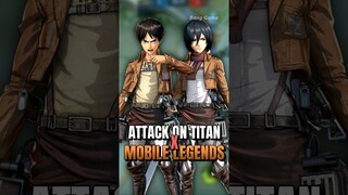 MOBILE LEGENDS COLLAB DENGAN ATATTACK ON TITAN