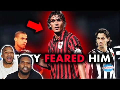 Americans react to The Most FEARED Defender in Football History: Paolo Maldini Reaction