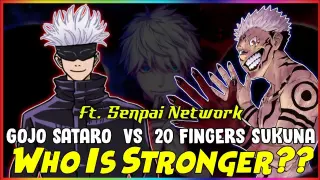 20 Fingers Sukuna Vs Gojo Sataro | Who Is Stronger? (Hindi) | By MistDemon @Senpai Network ᴴᴰ