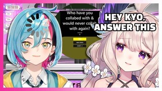 Who would Kyo Never do Collabs with Again? This is Kyo's Response [Nijisanji EN Vtuber Clip]
