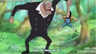 Những lần Garp hành Luffy và cái kết #onepiece