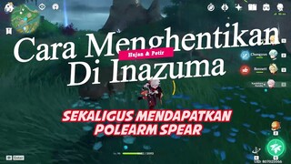 Menghentikan Hujan Petir Inazuma dan Blueprint Polearm Spear