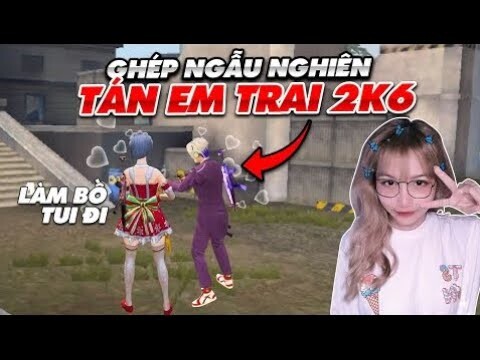 Ngân Kaito | [Free Fire] Ngân ghép ngẫu nhiên tán em trai 2k6 - Dụ em nó lái máy bay!