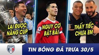 BẢN TIN TRƯA 30/5: Messi NÂNG THÊM CUP cùng Argentina? Vô địch C1, Benzema cà khịa Mbappe