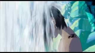 Orochimaru orders Sasuke to Capture Zero-Tails, Sasuke Practicing Chidori Nagashi Waterfall Eng Dub