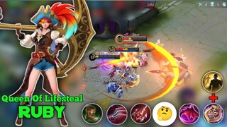 BUILD RUBY MLBB | Full gameplay