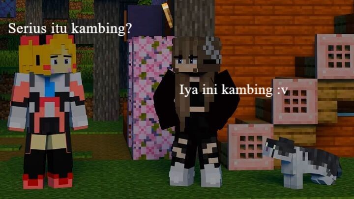 Momoi Beli Kambing [Minecraft Animation]