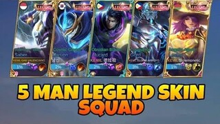 5 MAN LEGEND SKIN SQUAD