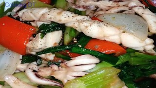 Cách làm món MỰC XÀO RAU CỦ QUẢ THẬP CẨM cho bữa ăn đầy đủ dinh dưỡng/By Cooking DT