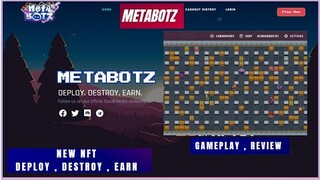 Metabotz New NFT | Gameplay , Review ( Tagalog )