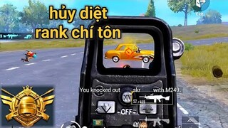 PUBG Mobile - Càn Quét Rank Chí Tôn Với Khẩu M249 | Những Pha Rượt Đuổi Tìm Địch Như Phim :v