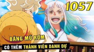 [ Spoiler One Piece 1057 ] Thành viên danh dự băng Mũ Rơm , Luffy trao cờ Mũ Rơm cho Momonosuke