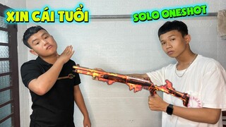 (FreeFire) Gọi Điện Hưng DJ Solo Với Best OneShot Thế Giới - Màn Solo Không Ngang Tài Ngang Sức