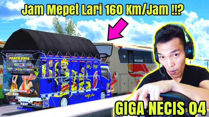 Jam Mepet Truk GIGA NECIS Reborn 04 Lari Kesetanan||Gass Mentok Hingga 160` Km/Jam ‼️😱 -ETS2