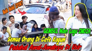 Semua Orang Di Cafe Kagum, Padahal Awal-Awalnya Di Usir. GEMBEL Main Lagu INDIA dan Naik Mobil SPORT