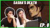 SASHA'S DEATH REACTION VIDEO | Attack on Titan | Assassin's Bullet | tiff and stiff