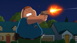Family Guy #99 adalah episode lucu dan tidak realistis di mana ketegangan rasial meningkat.