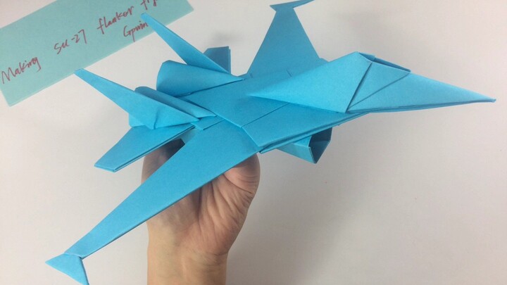 Kerajinan Tangan|Origami Pesawat Tempur