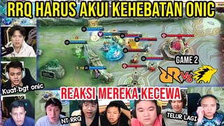 REACTION STREAMER RRQ VS ONIC MPL S10 SANG RAJA BELUM MENUNJUKAN KELASNYA