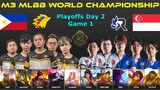 ONIC PH Vs RSG SG [GAME 1] | M3 MLBB World Championship 2021  Playoffs Day 2