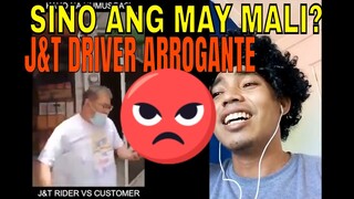 SINO ANG MAY MALI? J & T Delivery Driver Viral Reaction ni Boyet