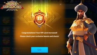 Rise of kingdoms - Entering VIP 12 Oh yeah