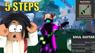 Bloxfruits Unlocking Mythical Soul Guitar In 5 STEPS