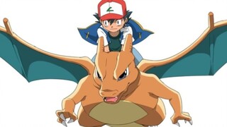 Animasi|Pokémon-Ash Ketchum dan Charizard