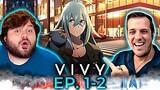 Vivy: Fluorite Eye's Song Episode 1 - 2 Anime Group REACTION