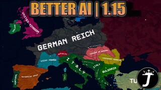 Better AI 1.15 - Hoi4 Götterdämmerung Timelapse