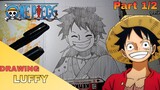menggambar Luffy dari anime one piece [Part 1/2]