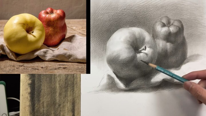 Vẽ hình quả táo như thế nào