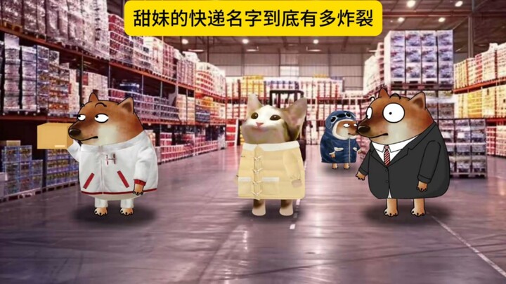 甜妹的快递名字到底有多炸裂