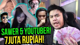 DONATE 7JUTA KE 5 STREAMER!! TANPA RAGU! - PROS NYAWER EPISODE 6