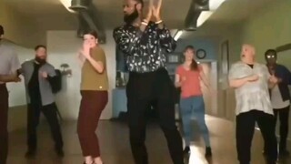 dancing LeBron James