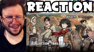 Gor's "Dead by Daylight" Attack on Titan Collection Trailer REACTION