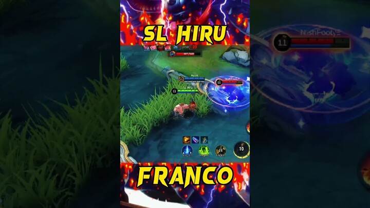 FRANCO MONTAGE😳 #shorts #youtubeshorts #Franco #francohook #mobilelegends #mlbb #short #francopro