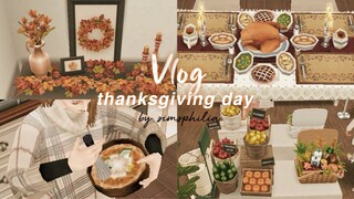 thanksgiving day! 🍁 | sims freeplay vlog