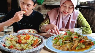 Bikin gak Bisa Berhenti Makan, Olahan TERONG Lalap, Jadi Masakan Yg Super Enak, SAMBEL GORENG KOL