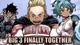 THE BIG 3 FINALLY COME TOGETHER / My Hero Academia Chapter 359