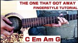 Fingerstyle Tutorial | The One That Got Away | Brielle Von Hugel | Easy Chords | Step by Step