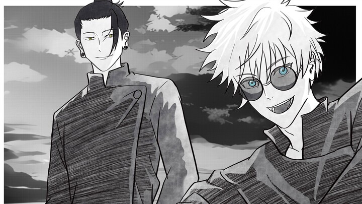 [Gojo Satoru x Geto Suguru | Persahabatan | "Dia dan Dunianya" | Jujutsu Kaisen | [Tulisan tangan pe