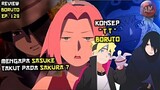 Review Boruto 129 | Konsep TT Boruto Beda dr EndGame | Sasuke Takut pd Sakura Kecil ?