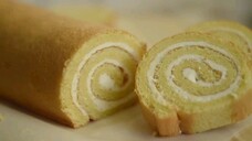 Swiss Roll Cake /Vanilla Swiss Roll Cake