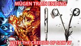 Demon Slayer: Mugen Train Ending with Saw IV Credits (English Dub)