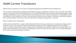 RAJM Current Transducers